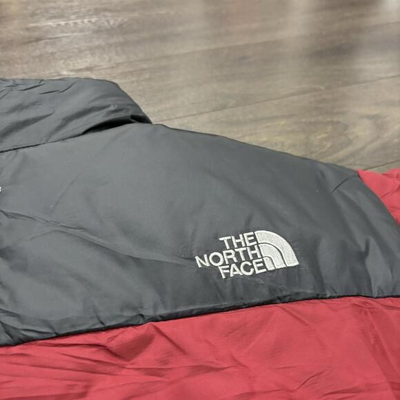 The North Face 700 puffer jacket nuptse M Red Grey - Picture 6 of 8